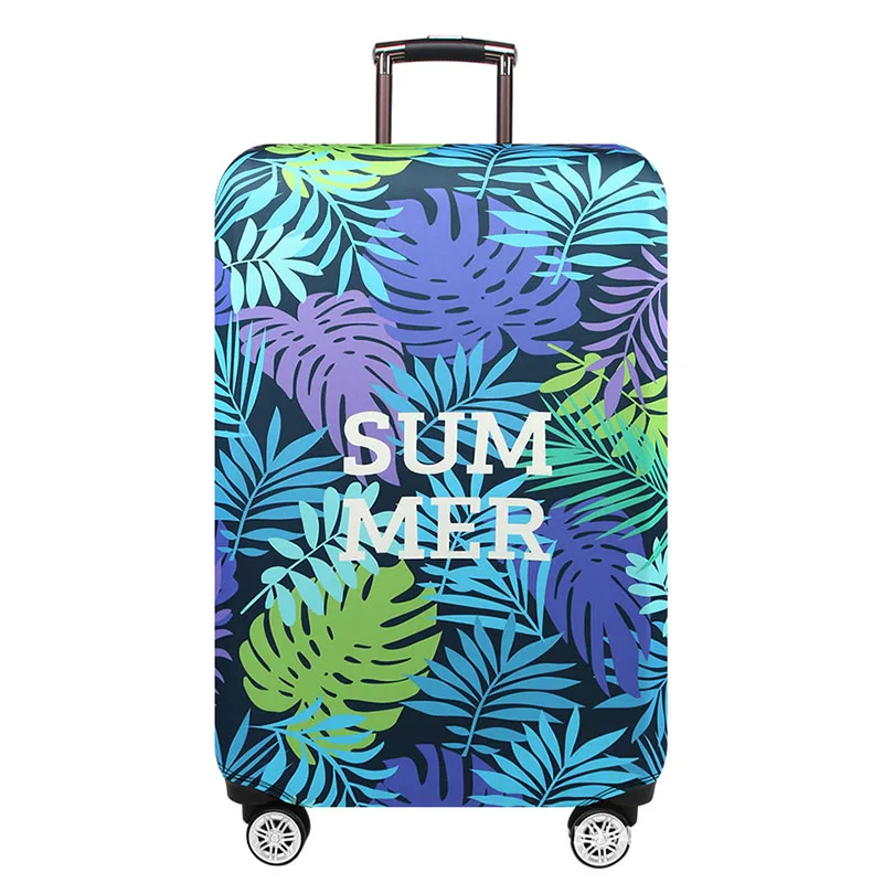 I Luggage Cover Цветочный узор багажный Чехол Эластичный багажный Защитный чехол подходит для 18-32 дюймов костюм чехол Аксессуары для путешествий - Цвет: I Luggage Cover