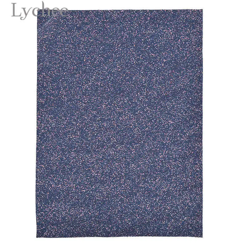 Lychee, 15x21 см A5 мелкие блестки Искусственная кожа ткань высокое качество пошива Синтетическая Кожа DIY Материал для Сумки из натуральной кожи одежды - Цвет: 2