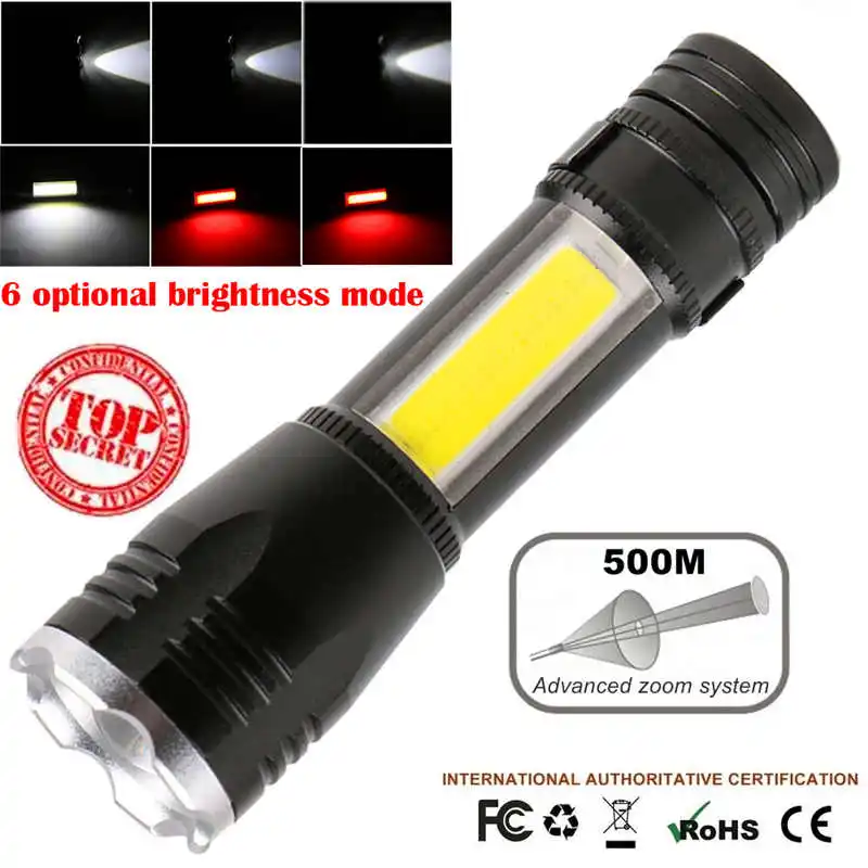 Яркий наружный водонепроницаемый светодиодный фонарик мощный лазерная указка Q5