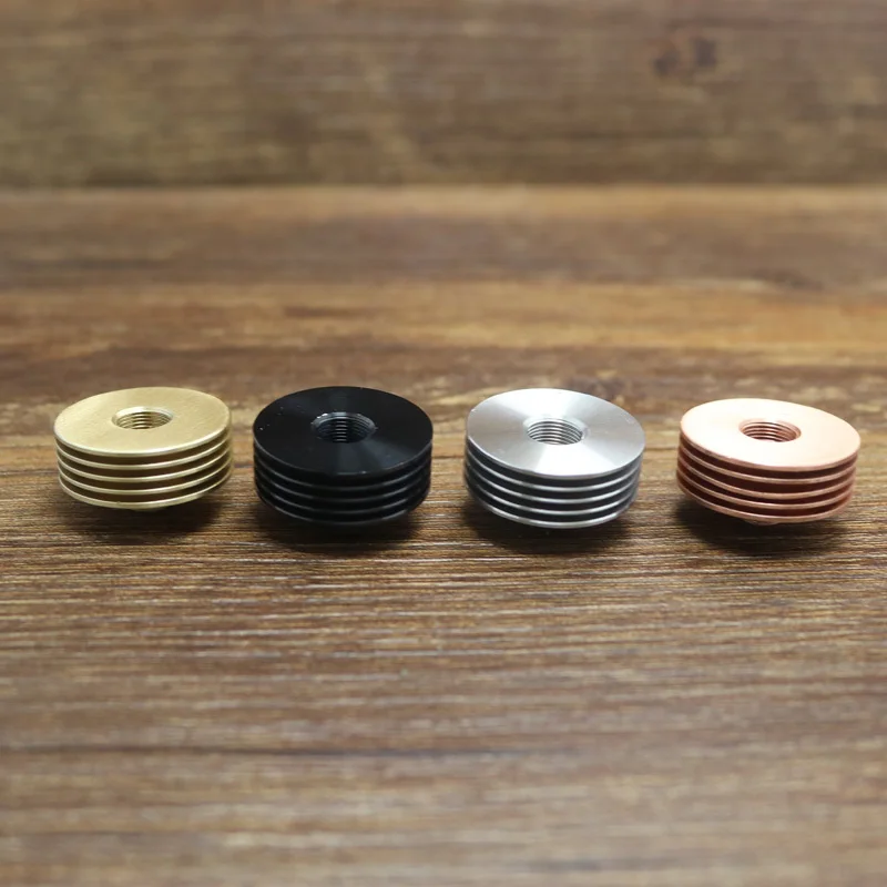 

510 thread Finned heat sink for RDA/RBA tank Brass/Copper/Stainless steel