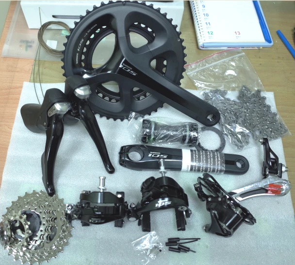 ! Shimano 5800 105 groupsets Road набор велосипедных компонентов 170/172. 5 50 34 53 39 велосипедная
