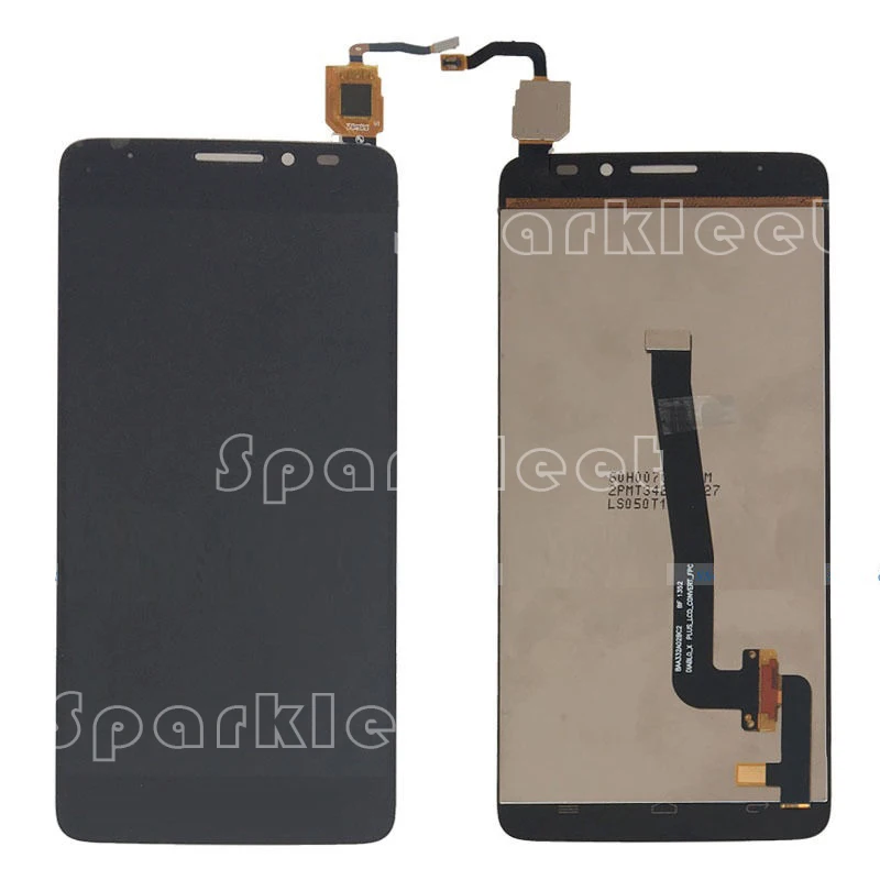 Черный и белый 5 0 &quotЖК-дисплей для Alcatel One Touch Idol X + Plus 6043D OT6043 6043 LCD дисплей |