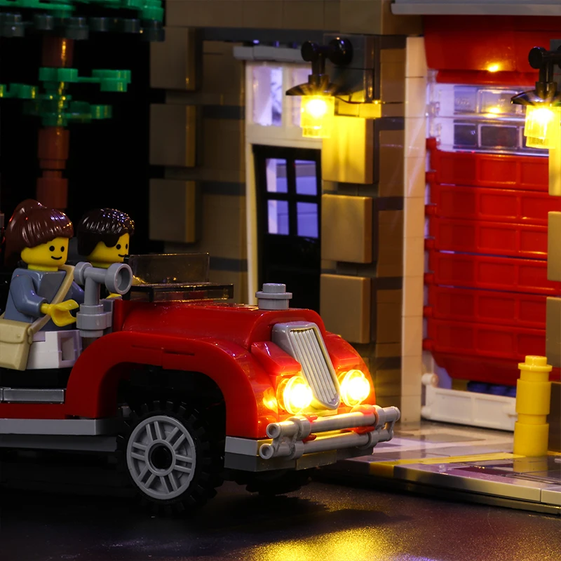 Светодиодный светильник совместимый для Lego 10197 Строительные кирпичи блоки