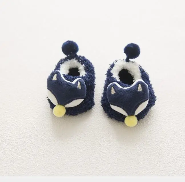 Baby Anti-slip Newborn 0-24Month Cotton Lovely Cute Shoes Animal Cartoon Slippers Boots Boy Girl Unisex Skid Rubber Sole Socks | Детская