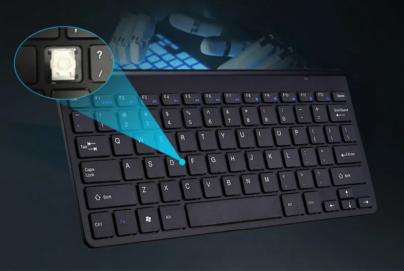 Беспроводная клавиатура с Bluetooth 3 0 для Apple iPad/iPhone серии/Mac Book/Samsung телефонов/ПК