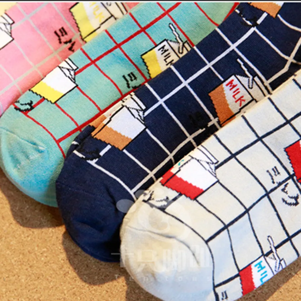 1 пара модные женские удобные повседневные хлопковые Чехлы для молока короткие