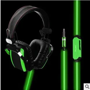 Flashing folding headphone (single line) Top quality channel professional gaming headset usb computer with mic | Электроника