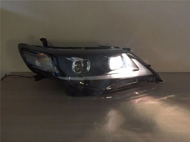 Автомобильный Стайлинг для США Версия toyota camry фары для toyota camry 2012- светодиодный фонарь DRL H7 HID ксенон Низкий Высокий луч