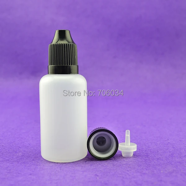 

E cigarette Liquid Bottle 100Pcs/Lot PE 30ML Plastic Dropper Bottles With Long Thin Tip Childproof Cap E-Juice E-Liquid Bottle