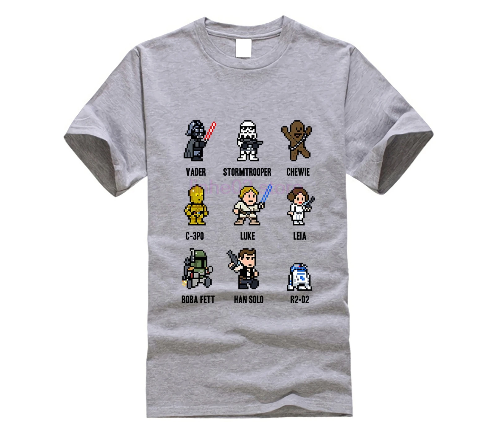 DARTH VADER STORMTROOR Chewie c-3P0 Luke Leia Boba Fett Han Solo R2d2 Звездные войны 8 бит футболка для взрослых