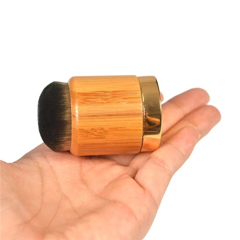 Большая бамбуковая ручка Кисть для макияжа большой контурный консилер основа