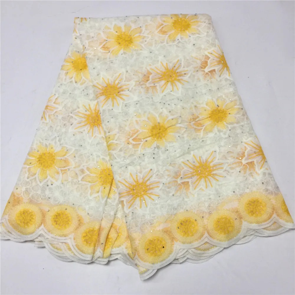 Новое поступление последние 2018 высокое качество швейцарская вуаль ткань в