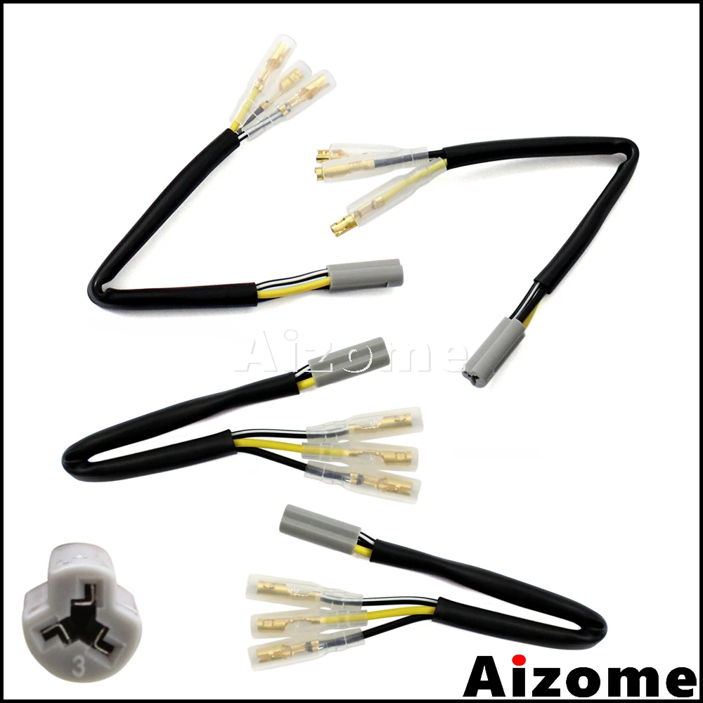 Передний указатель поворота мотоцикла светильник-адаптеры для Suzuki GSXR600 GSX R750 GSX1300R