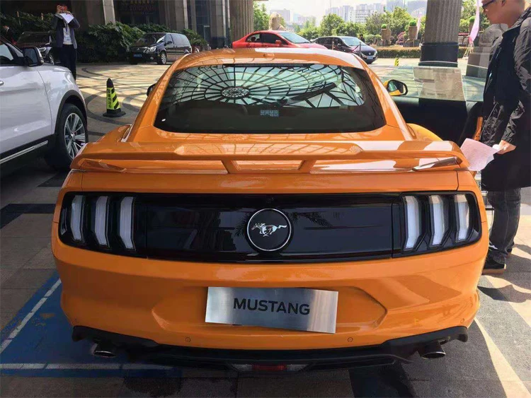 Высококачественный спойлер из АБС пластика для Ford Mustang 2015 2016 2017 черный или белый
