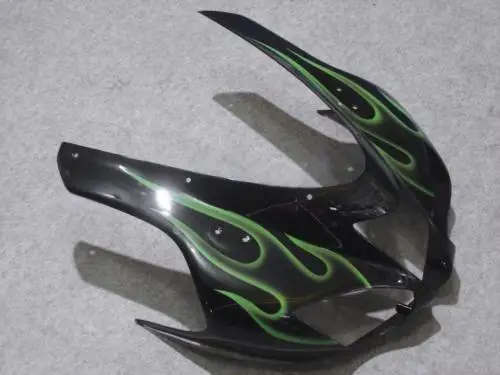 Мотоцикл обтекатель комплект для KAWASAKI Ninja ZX6R 636 07 08 ZX 6R 2007 2008 zx6r ABS зеленое пламя