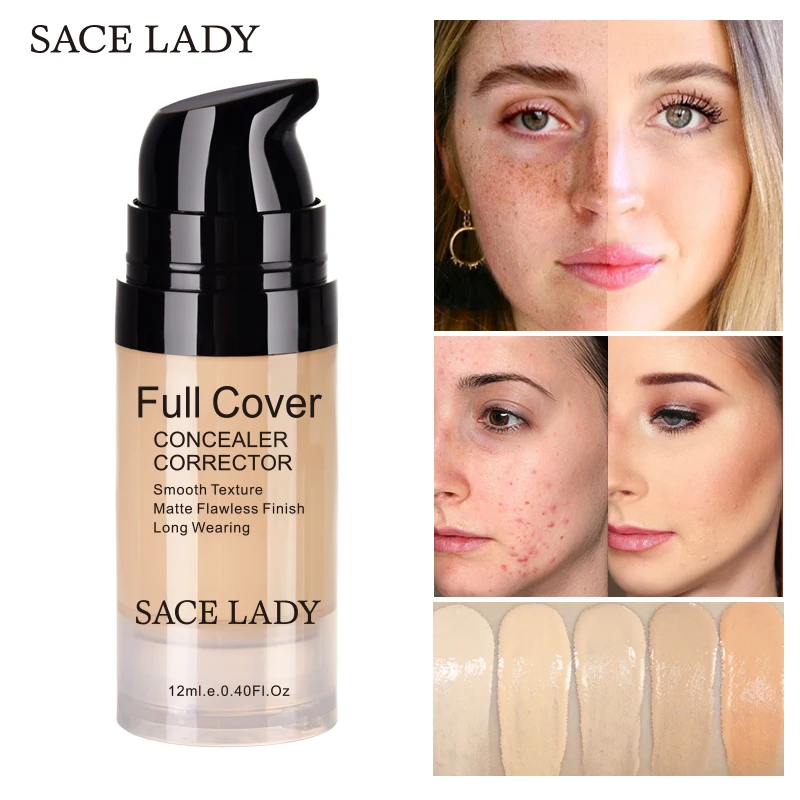 Sace Lady консилер для лица крем комбинация жидкого консилера контроль