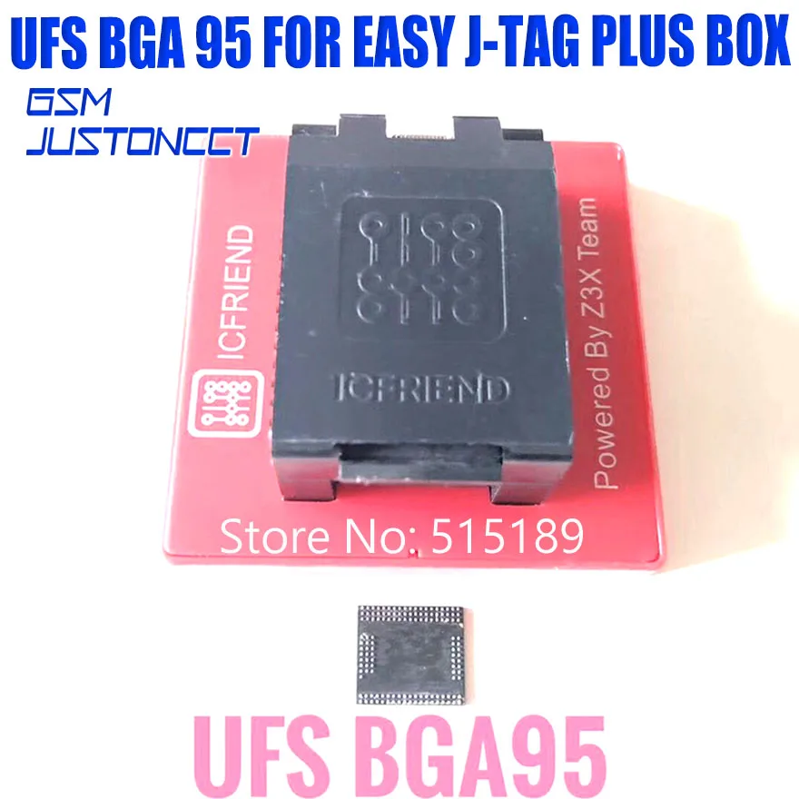 Новейшая версия Easy Jtag Plus UFS BGA 95Socket адаптер для легкий PLUS BOX|Детали устройств связи|