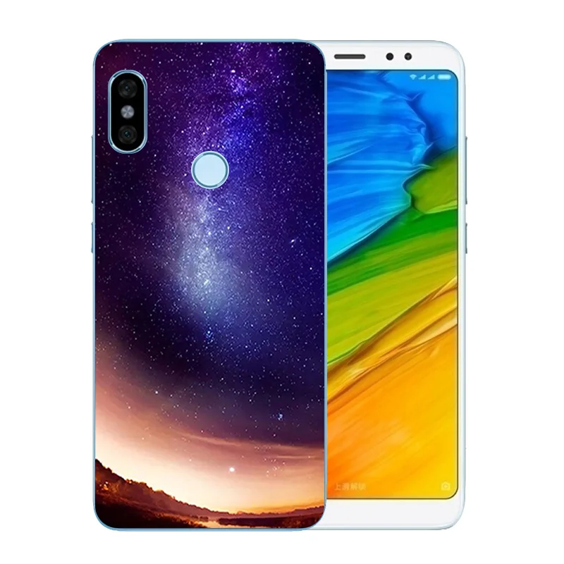 Чехол для телефона Xiaomi Redmi Note 5 Pro роскошная модная задняя крышка с розовым узором