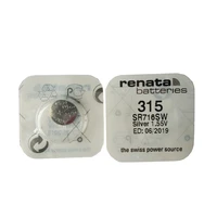 renata 2pcs silver oxide watch battery 315 sr716sw 716 1 55v 315 renata batteries
