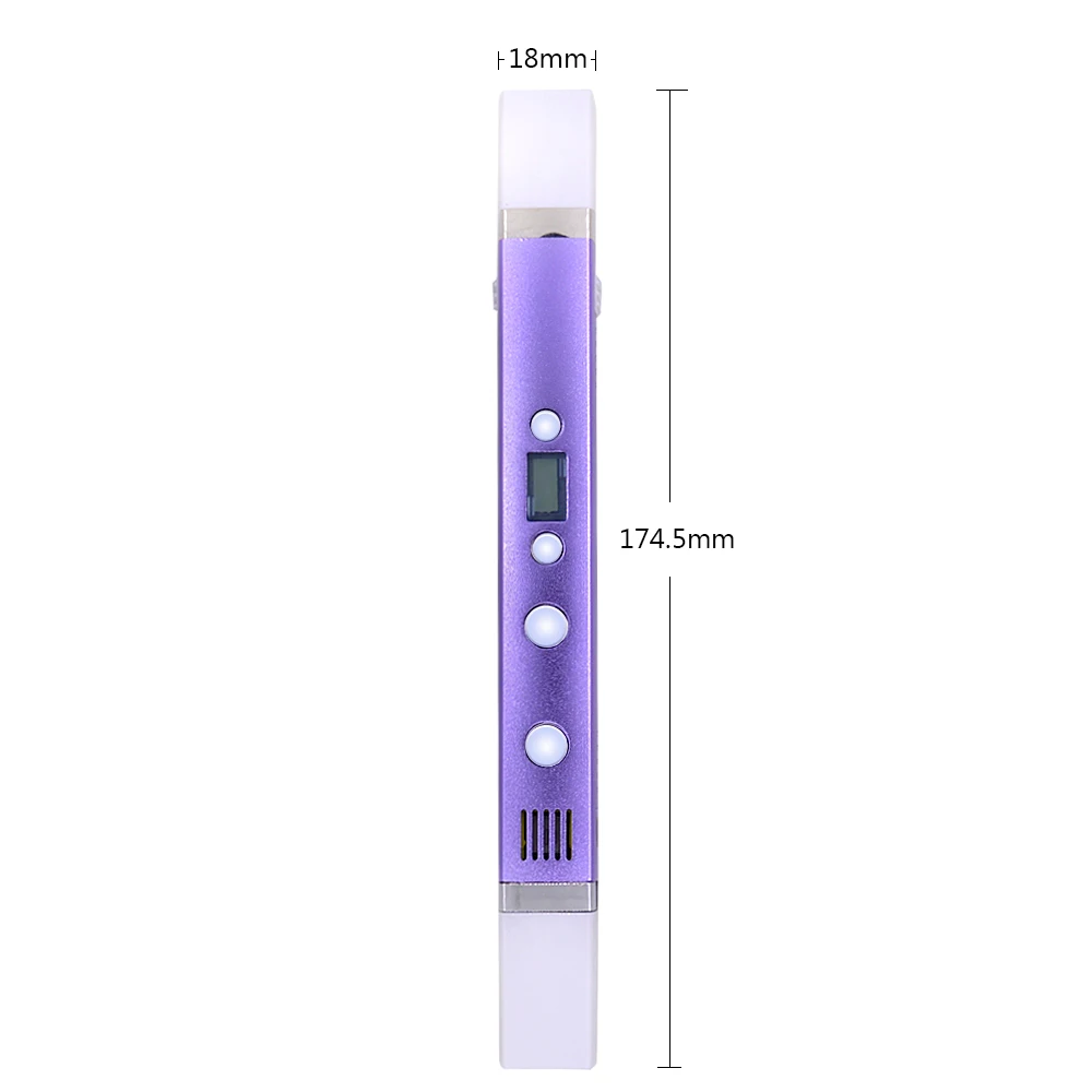 Myriwell ABS/PLA 1 75 мм DIY 3D Ручка для рисования светодиодный экран USB зарядка печати 9 м
