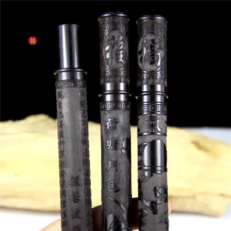 Высококачественная черная деревянная ручка длинная конусная трубка для