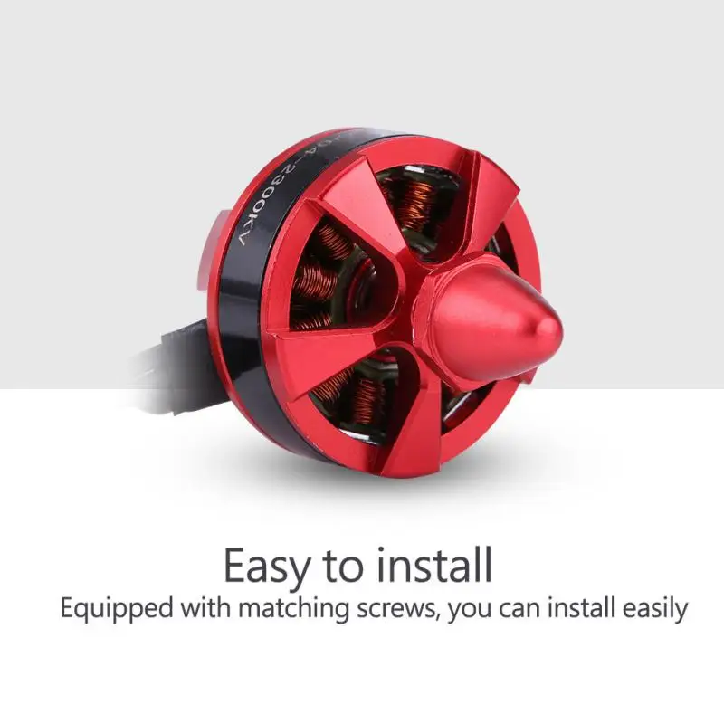 4 шт./компл. D2204 2300KV 2 3S бесщеточный двигатель для 250 260 280 RC Racing Multirotor Drone M5 диаметр