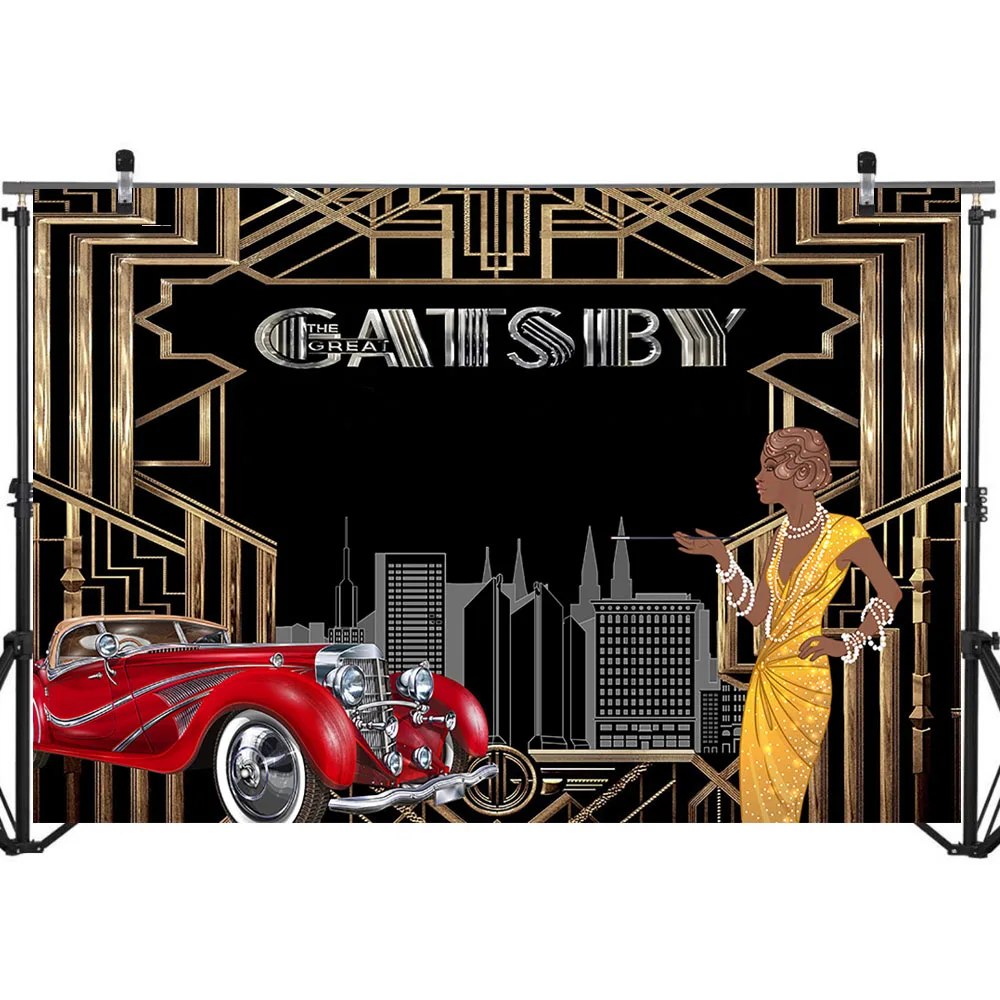 NeoBack Great Gatsby фон для фотосъемки роскошный автомобиль Ретро Девушка Flapper Гэтсби