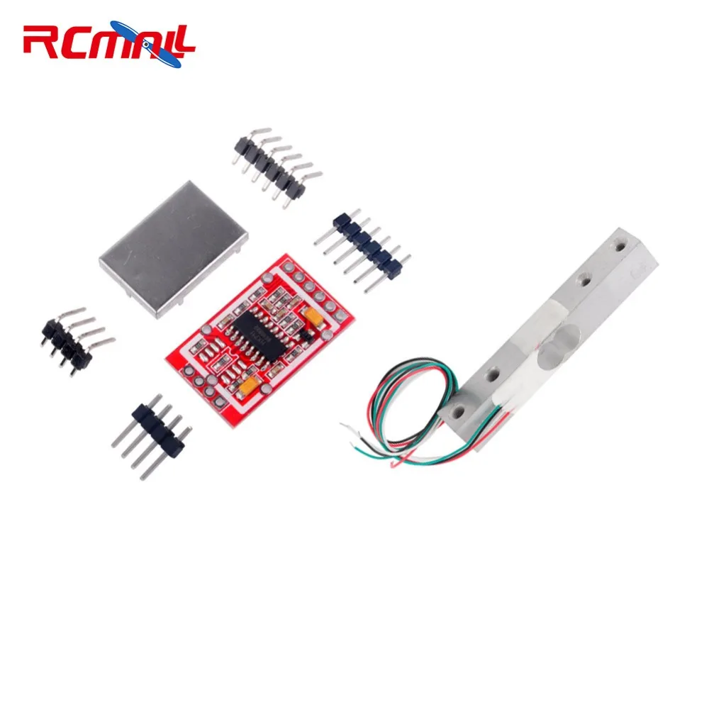 RCmall HX711 Модуль взвешивания AD/1кг 2кг 3кг 5кг 10кг 20кг весы весовой - Цена: 188,06 руб.