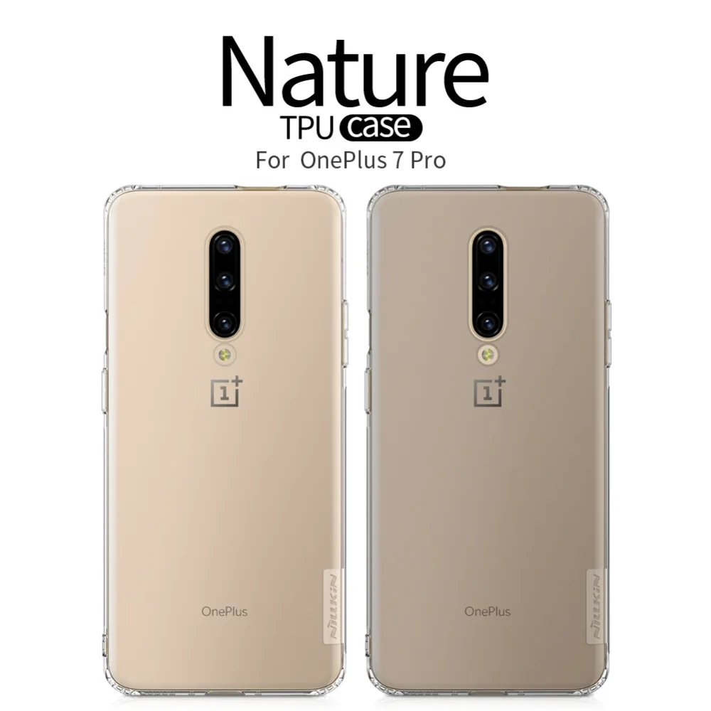 Для Oneplus 7T 7 Pro 6T чехол Nillkin TPU Ультратонкий чехол для телефона мягкий на ощупь силиконовый чехол для Oneplus 7T 7 Pro 6T 5T 5 прозрачный чехол