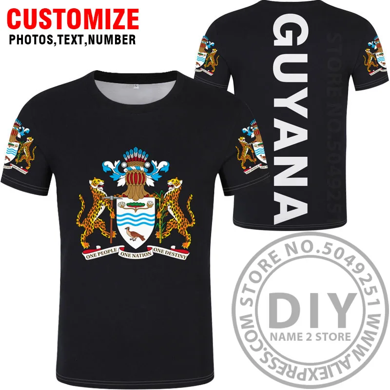 Style 10 Гайанская футболка, сделай сам,, на заказ, с именем, номером, футболка, Национальный флаг, страна, gy, Республика, колледж, принт, фото, красный логотип, одежда - Color: Style 10