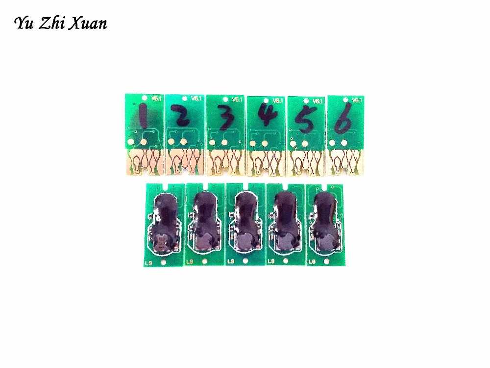 Yu Zhi Xuan! 1 шт. сменный T6361 T6369 T636A T636B чип принтера для Epson 7900 9900 7910 9910 принтер ARC