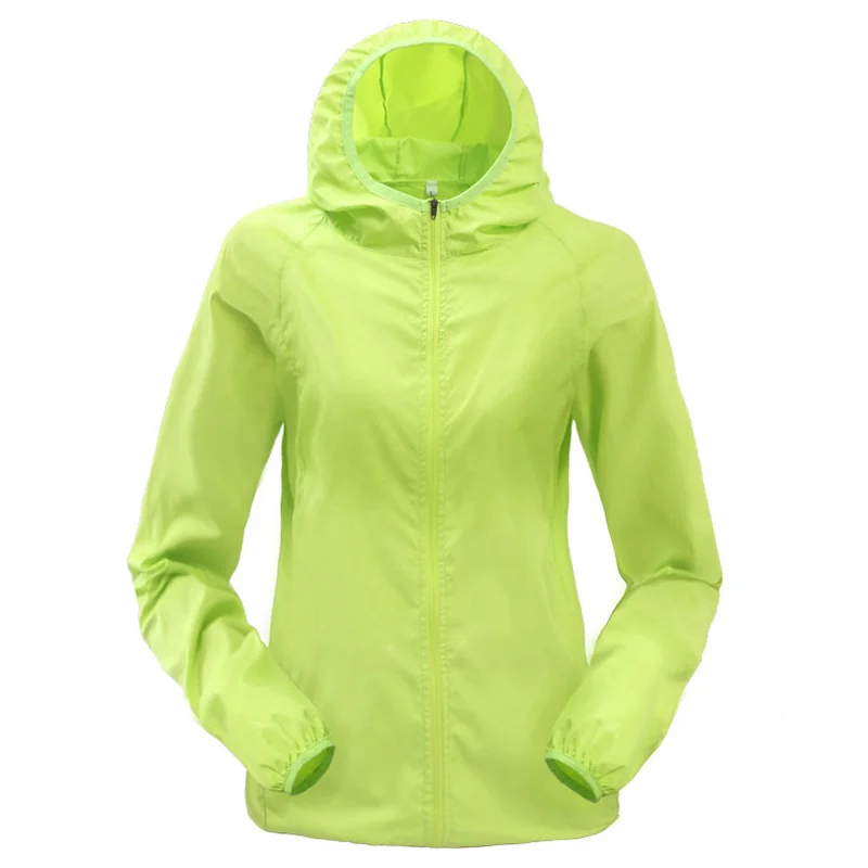 Женская и мужская Ультралегкая водонепроницаемая куртка с защитой от солнца