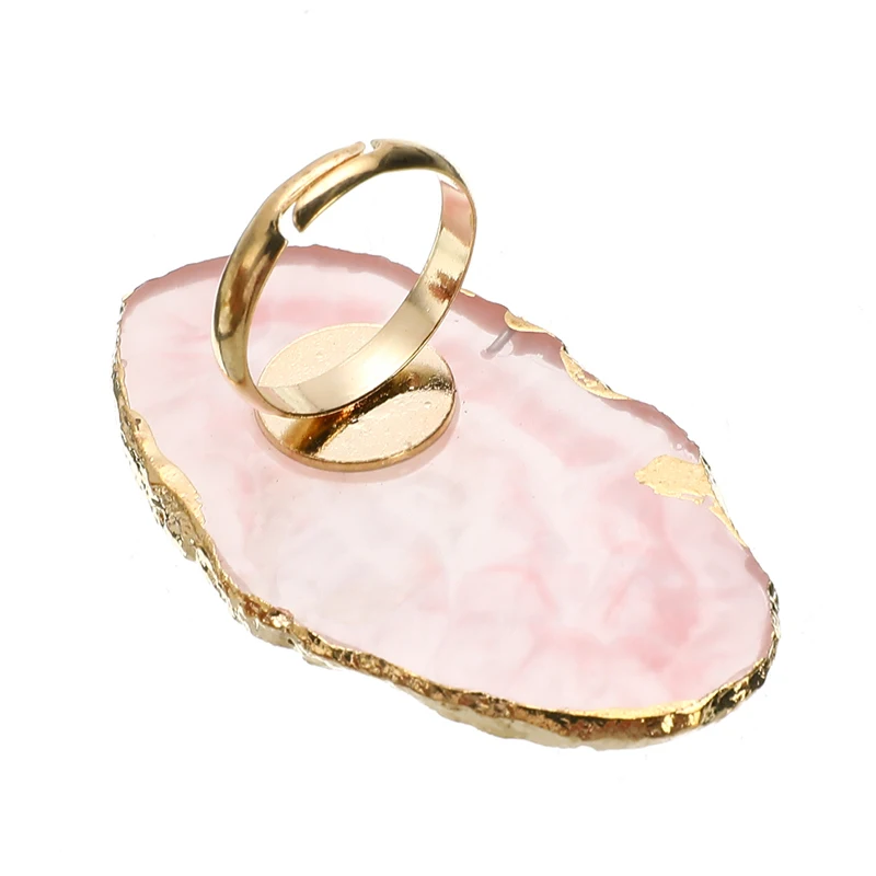 Полимерный камень для ногтей цветное кольцо держатель на палец пластина дизайна