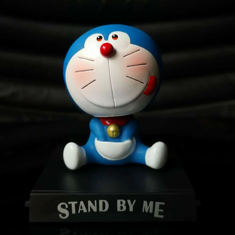 H Мультяшные пластиковые фигурки Doraemon с качающейся головой, Автомобильные украшения для интерьера, коллекция Doraemon, украшение для автомобиля - Название цвета: H