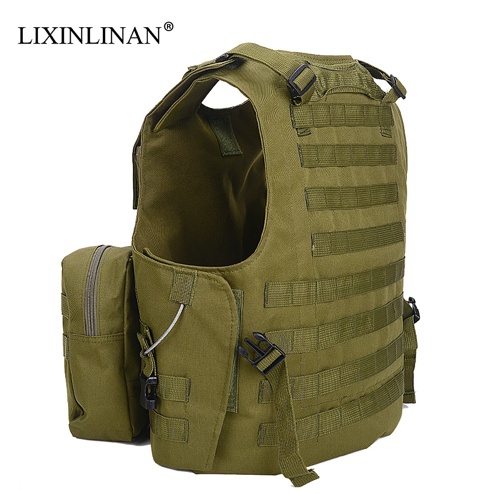 LIXINLINAN военный тактический жилет Molle Combat Assault Plate Carrier 8 цветов CS уличная одежда