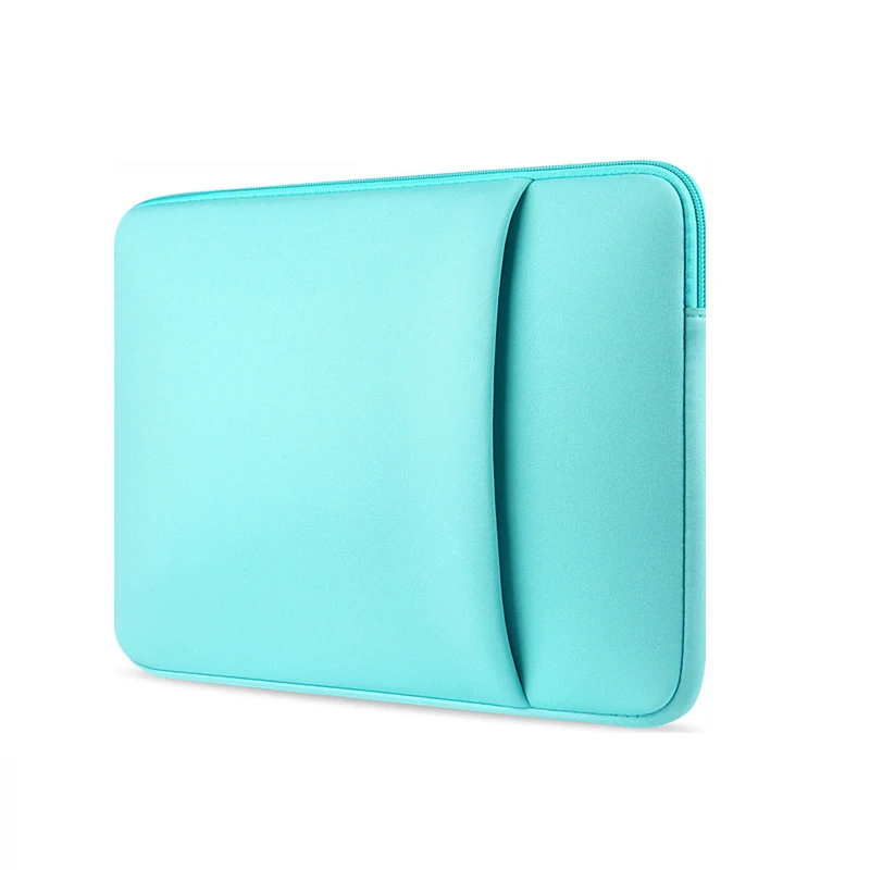 Sky Blue Yicana чехол для ноутбука 1" 12 13 14 15 15,6 дюймов чехол для ноутбука Мягкая сумка для Macbook Air Pro retina ультрабук 12,9" карман для планшета - Цвет: Sky Blue