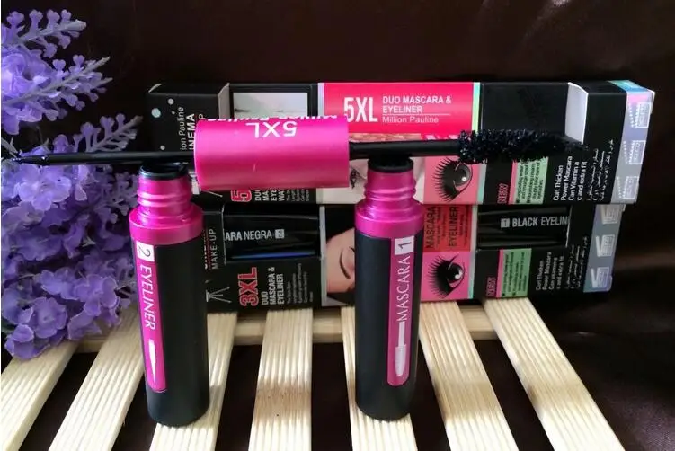 Косметическая тушь для макияжа 6 мл + 24 шт./лот|mascara mascara|waterproof mascaramascara waterproof |