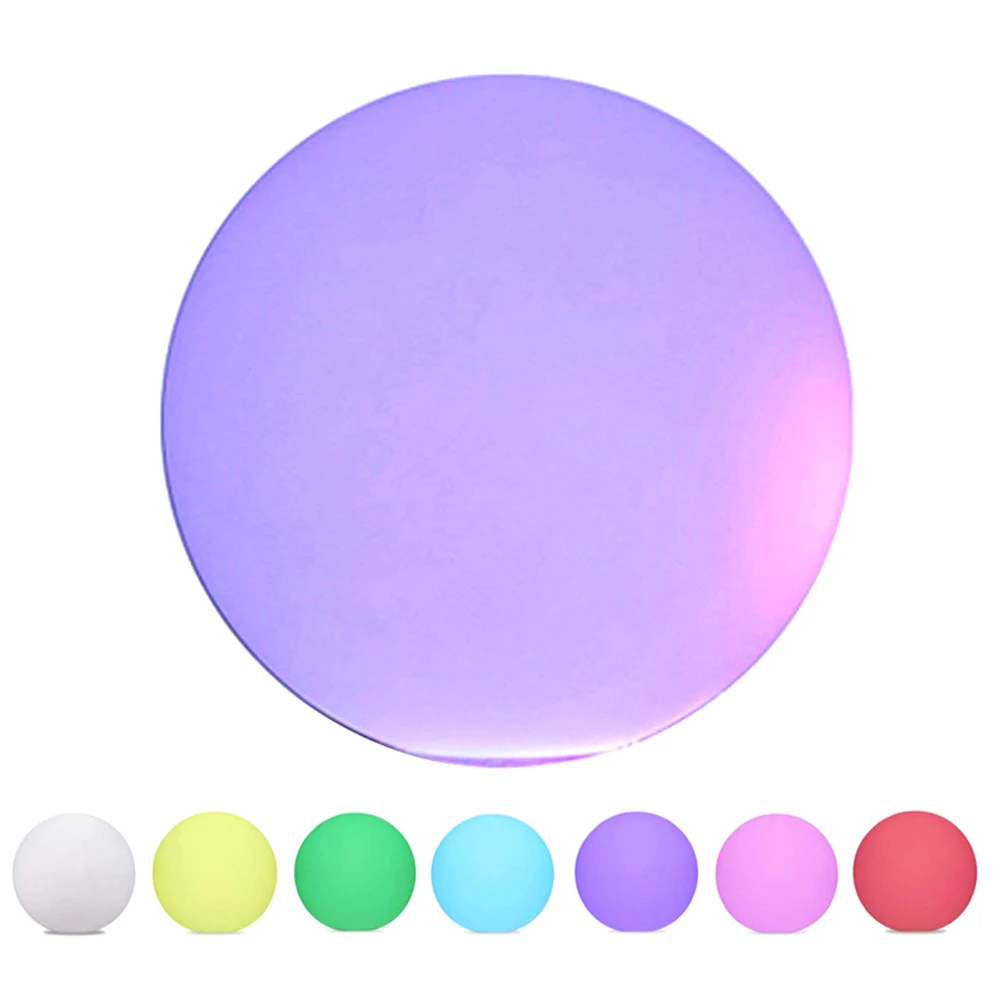 Светодиодный уличный водонепроницаемый световой шар многоцветный беспроводной
