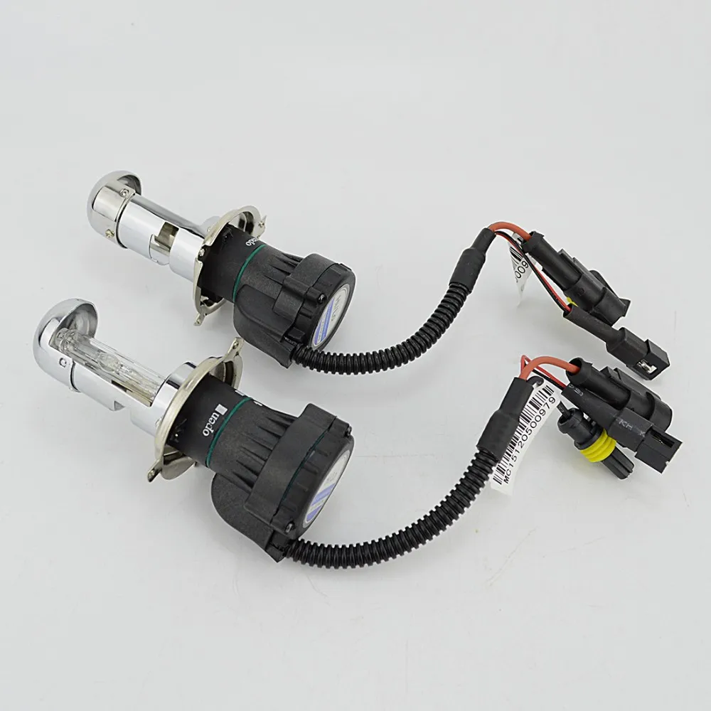 AC 55w bi xenon H4 Bi-xenon Hi/Lo HID Биксеноновые Сменные лампы фары 4300K 5000K 6000K 8000K 10000K 12000K релейный жгут