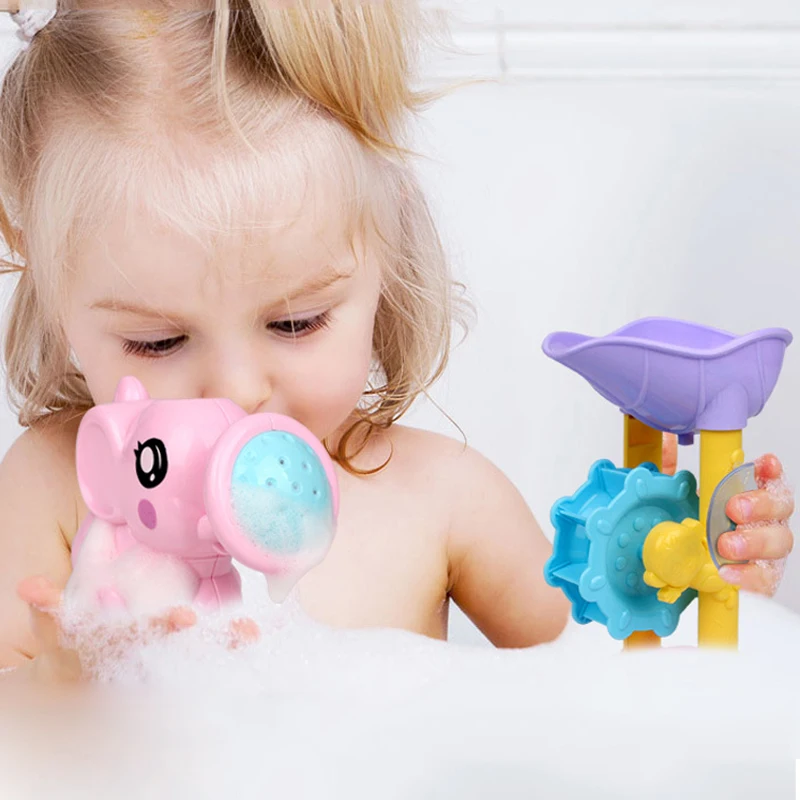 Различные Мультяшные животные черепаха слон утка обучающие игрушки для ванной