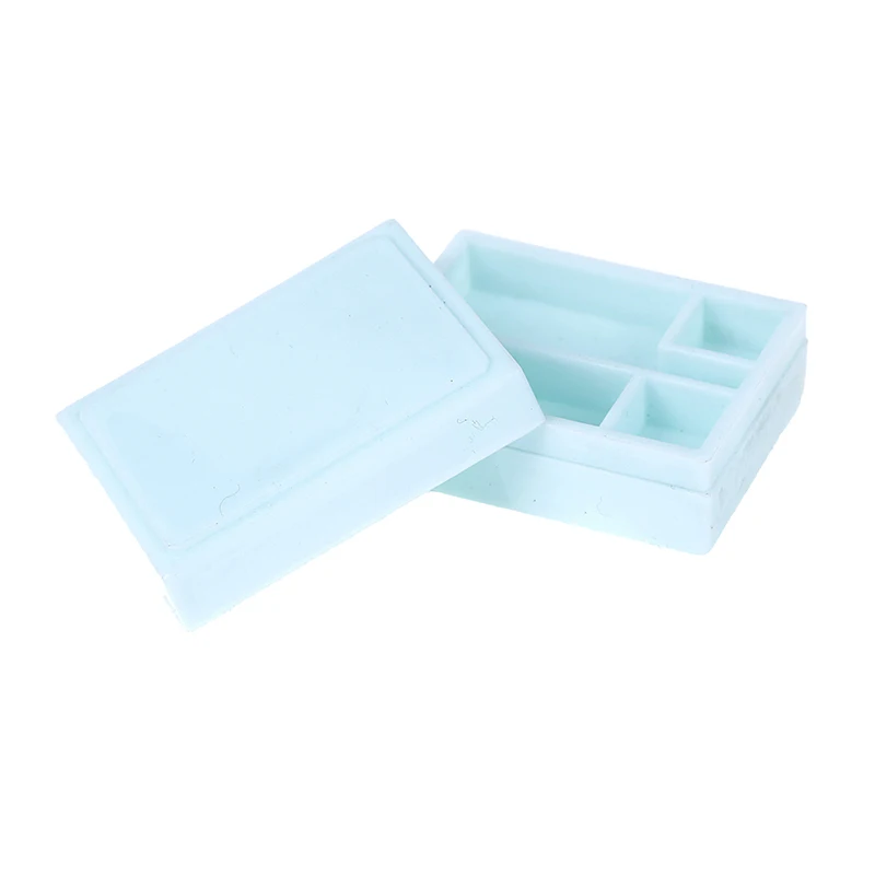 

1PC Mini Bento Lunch Boxs Doll Food Container Storage Kitchen Decor Toy For Doll Accessories Dollhouse Kids Toy Gifts