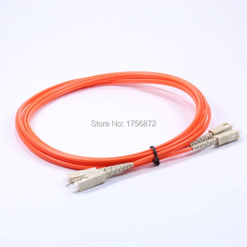 Джампер кабель стандарта SC в оптоволоконный патч корд 3 м дуплексный