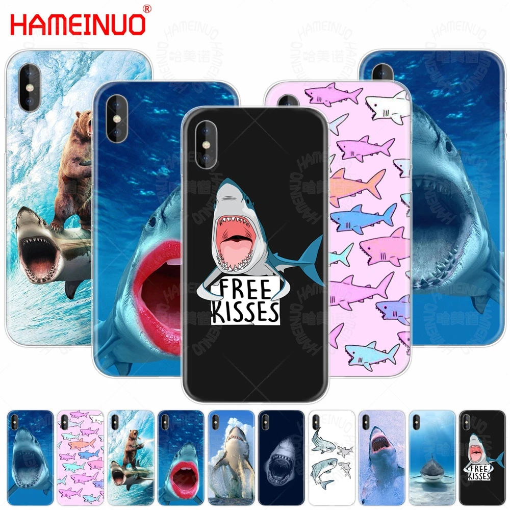 Чехол для мобильного телефона HAMEINUO ocean Whale Sharks fish iphone X 8 7 6 4 4S 5 5S SE 5c 6s plus | Мобильные