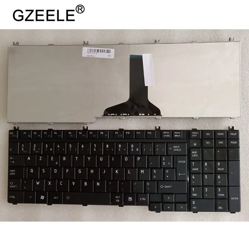 Французская клавиатура Azerty FR для Toshiba Satellite A500 X200 X505 P200 S500 P300 L350 L500 X500 X300 A505 A505D F501 L535