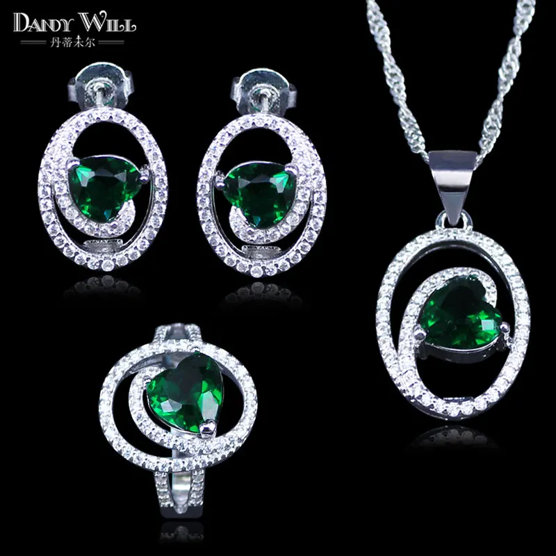 Женский ювелирный комплект из серег подвески и кольца|colorful jewelry sets|jewelry sets for