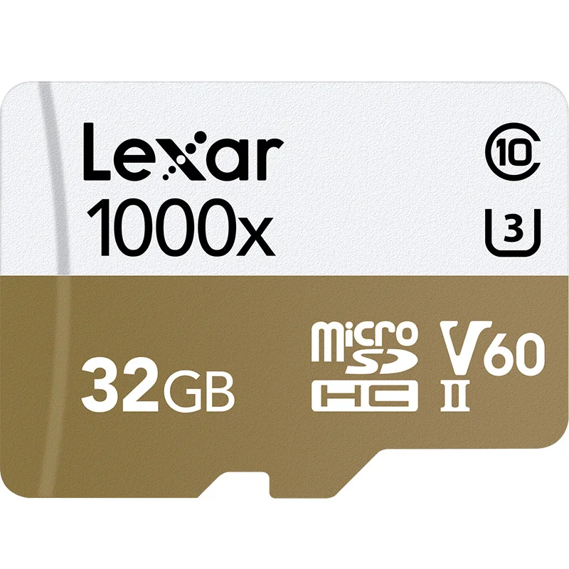 Горячо! 1000X150 МБ/s Lexar 256 ГБ 128 Гб 64 Гб оперативной памяти, 32 Гб встроенной памяти Micro SD SDHC/SDXC карты U3 TF карты v60 150 МБ/с. C10 слот для карт памяти с кард-ридер