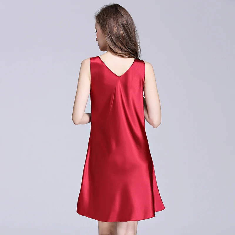 Женское спальное платье лето 2017 топ продавцов шелковая ночная рубашка