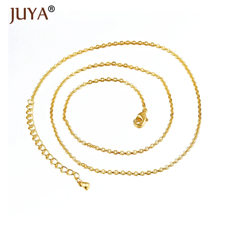 Регулируемая цепочка для ожерелья JUYA 10 шт./лот 50 см оптовая продажа ожерелье
