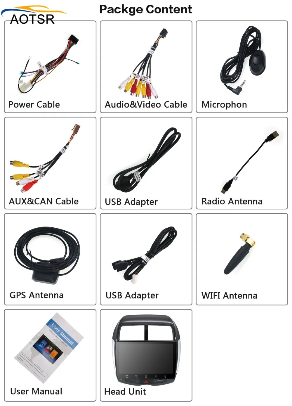 Android 8 0 Octa Core 4 + 32 ГБ Автомобильный GPS мультимедийный плеер для Mitsubishi ASX 2010 2011 2012