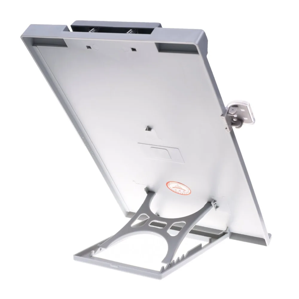 Серый пластиковый Настольный держатель для документов копировальная подставка